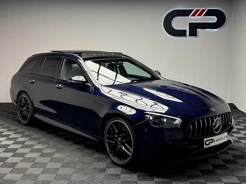 Blue Used 2021 Mercedes E63 AMG Premium Plus Estate | £56,495 (Expensive) - Image 1/3