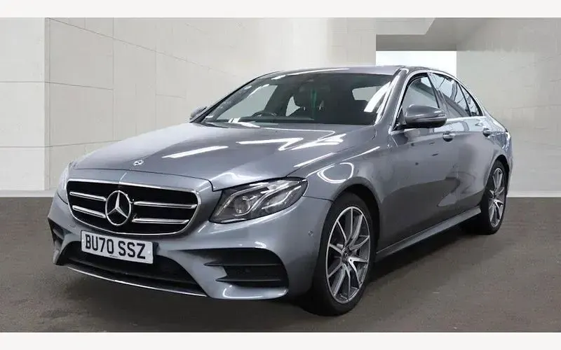 Used Mercedes E220 AMG line 194 HP (142 kW) 2020 Grey Sedan