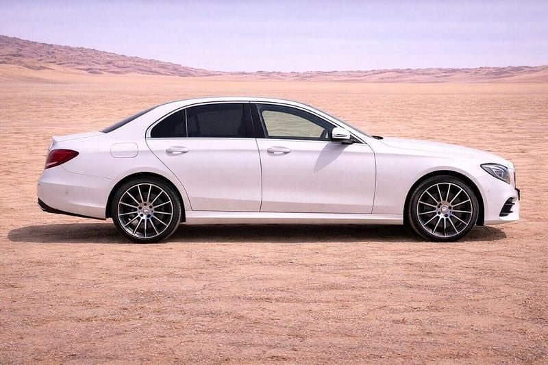 Used Mercedes E220 AMG line 194 HP (142 kW) 2017 White Sedan