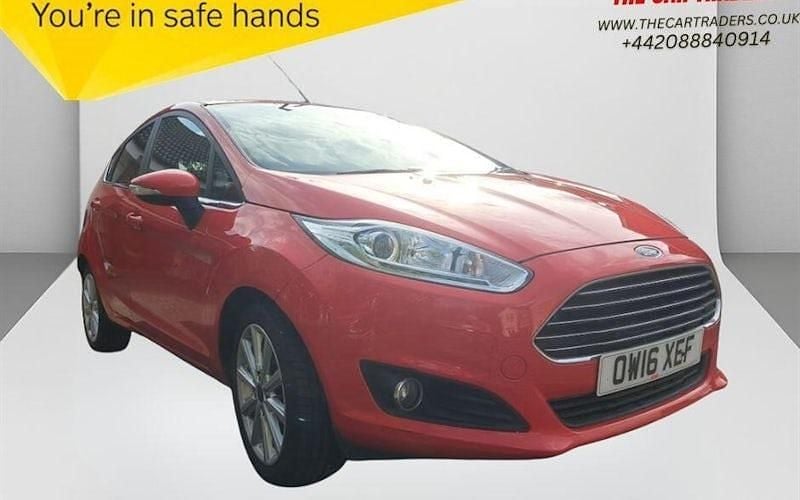 Red Used 2016 Ford Fiesta Titanium Hatchback | £7,288 (Fair price) - Image 1/3