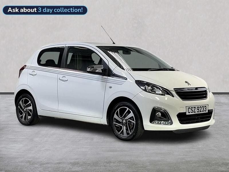 White Used 2019 Peugeot 108 Collection Hatchback | £7,499 (Fair price) - Image 1/4