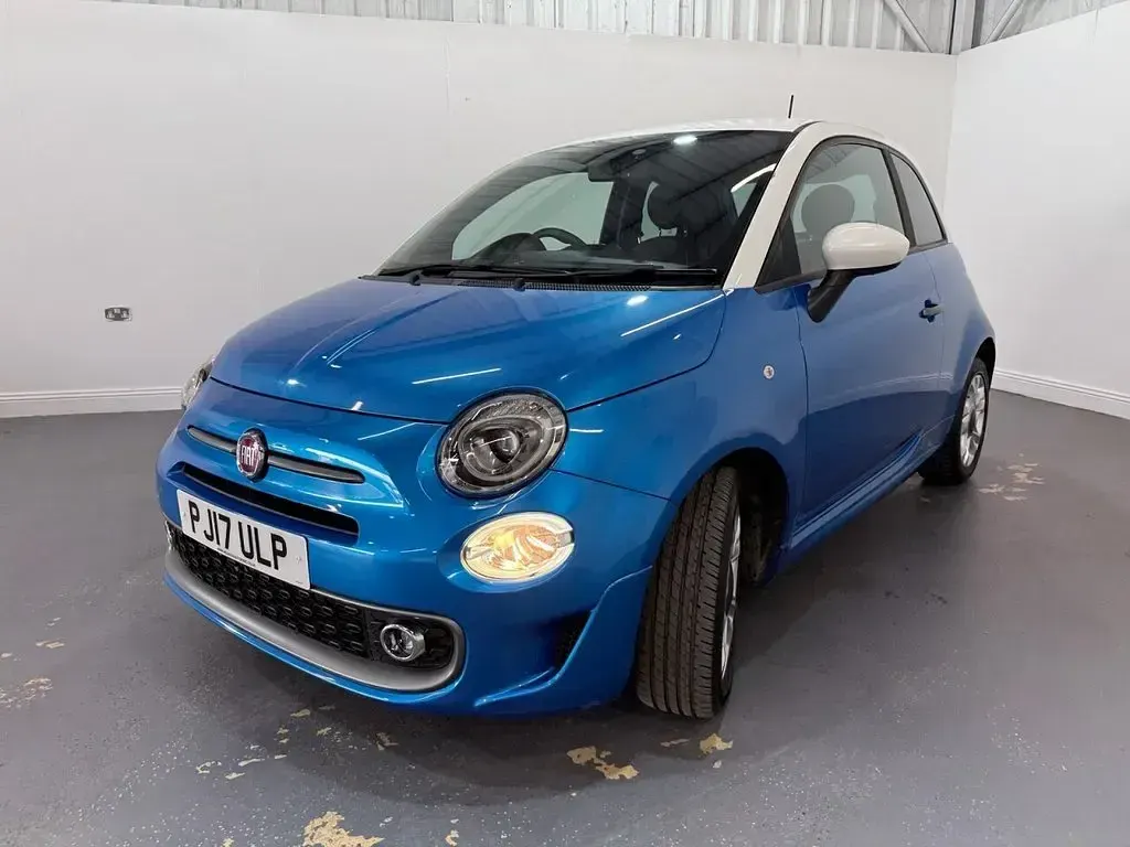 Used Fiat 500 S 95 HP (69 kW) 2017 Blue Hatchback