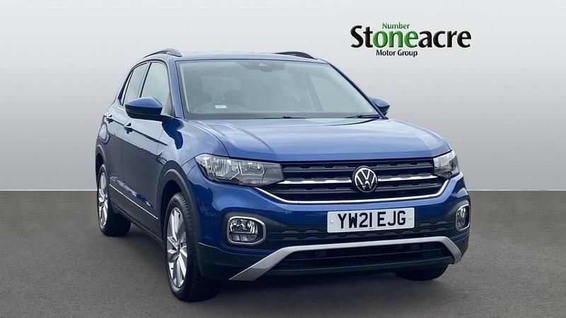 Blue Used 2021 VW T-Cross Active SUV | £17,654 (Fair price) - Image 1/4