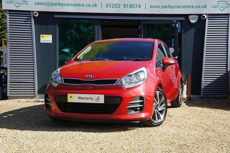 Red Used 2016 Kia Rio 4 Hatchback | £5,495 (Good price) - Image 1/4