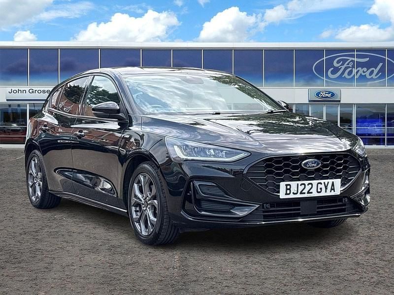 Black Used 2022 Ford Focus ST-Line Estate | £14,995 (A bit pricey) - Image 1/4