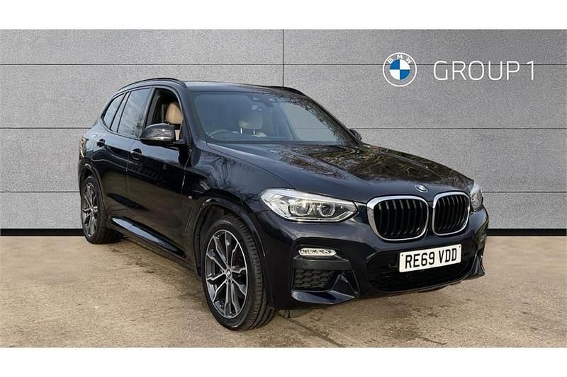 Carbon black Used 2019 BMW X3 M Sport SUV | £24,551 (Expensive) - Image 1/4