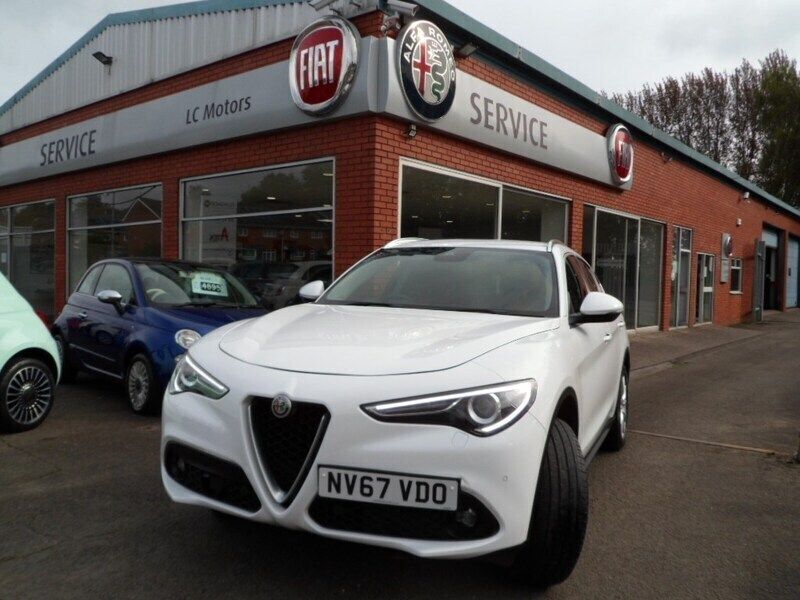 White Used 2017 Alfa Romeo Stelvio Edizione Speciale SUV | £22,995 - Image 1/3