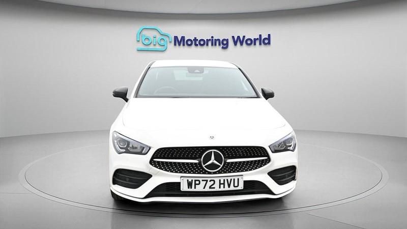 Used Mercedes CLA250e AMG line 218 HP (160 kW) 2022 White Sedan