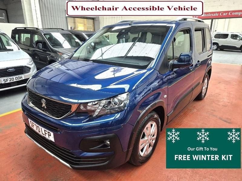Blue Used 2020 Peugeot Rifter Allure MPV | £11,995 (Fair price) - Image 1/3