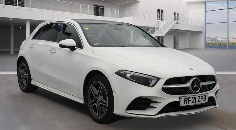 White Used 2021 Mercedes A250 AMG Line Premium Plus Hatchback | £19,499 (A bit pricey) - Image 1/4