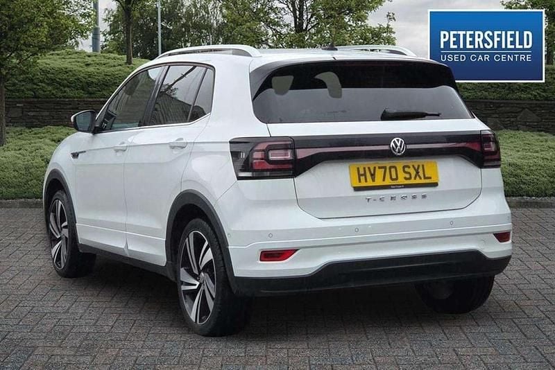 Used VW T-Cross R-line 113 HP (83 kW) 2020 White SUV