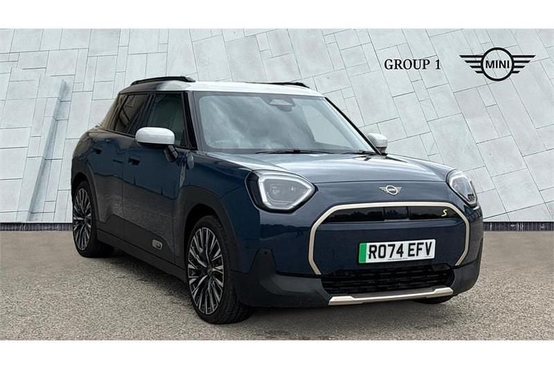 Indigo sunset blue Used 2024 Mini Aceman Exclusive SUV | £32,795 (Fair price) - Image 1/4