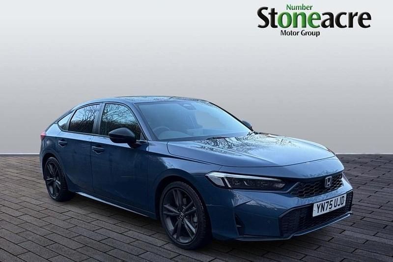 Blue New 2025 Honda Civic Sport Hatchback | £31,999 (Expensive) - Image 1/1