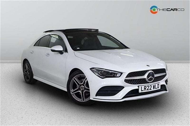 White Used 2022 Mercedes CLA180 AMG Line Premium Plus Sedan | £25,475 (Fair price) - Image 1/1
