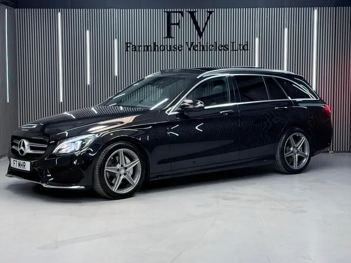 Used Mercedes C220 AMG Line Premium Plus 2016 Black Estate