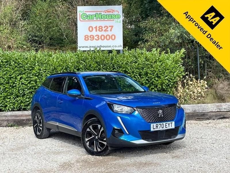 Blue Used 2020 Peugeot 2008 Allure Premium SUV | £13,199 (Fair price) - Image 1/4