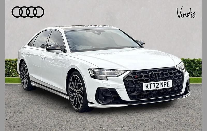 White Used 2022 Audi S8 Advanced Sedan | £75,921 - Image 1/4