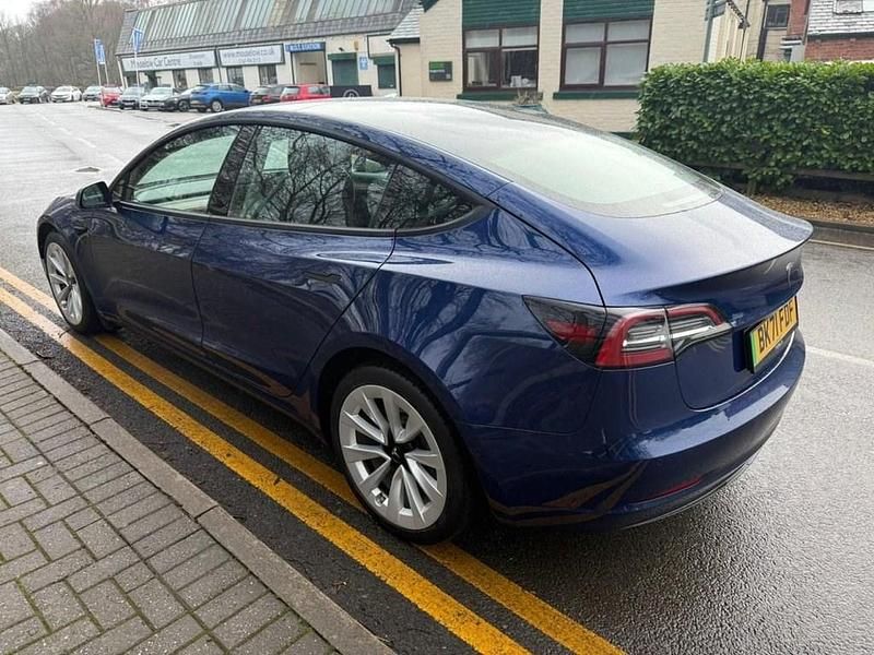 Used Tesla Model 3 Long Range AWD 366 kW (498 HP) 2021 Blue Sedan