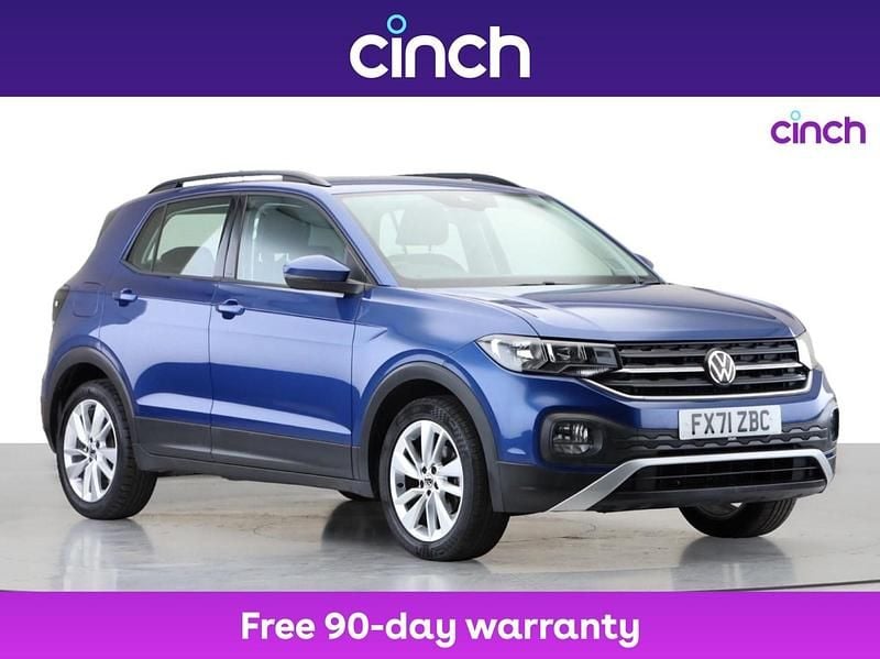 Blue Used 2021 VW T-Cross SE SUV | £14,299 (Fair price) - Image 1/3