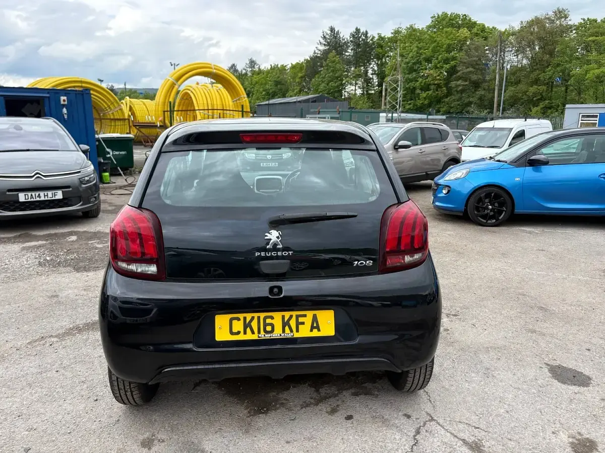 Used Peugeot 108 Active 2016 Black Hatchback