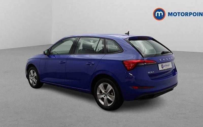 Used Skoda Scala SE 95 HP (69 kW) 2023 Blue Hatchback