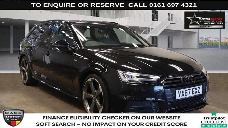 Black Used 2018 Audi A4 Black Edition Estate | £12,940 (Fair price) - Image 1/3