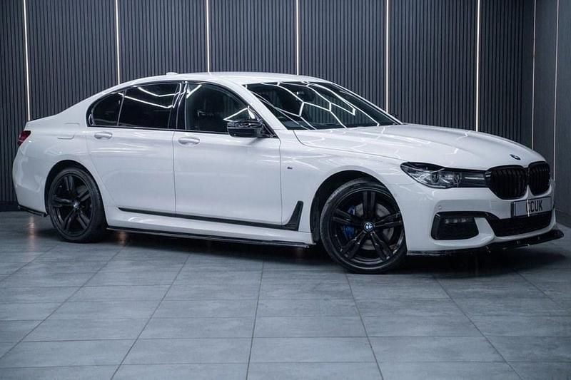 White Used 2018 BMW 730 M Sport Sedan | £16,990 (Fair price) - Image 1/4