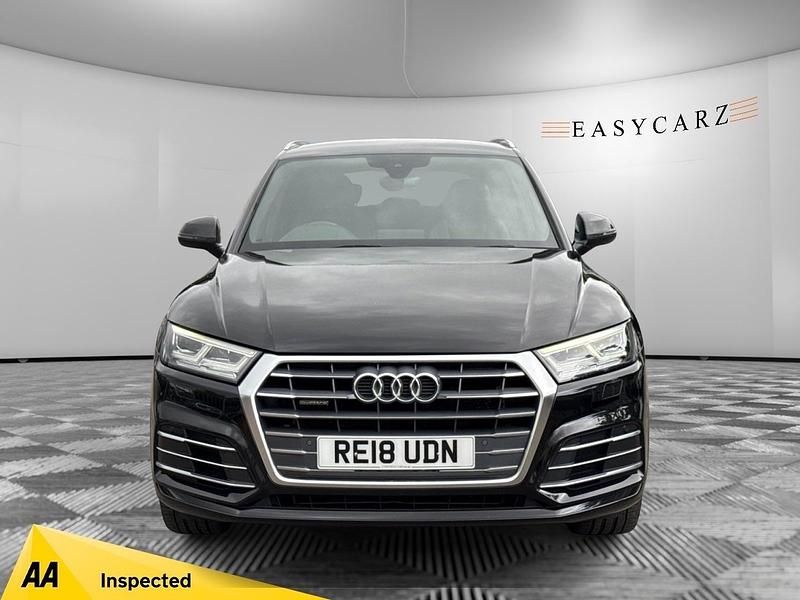 Black Used 2018 Audi Q5 S-Line SUV | £16,195 (Fair price) - Image 1/4