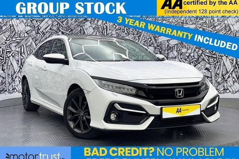 Used Honda Civic EX 126 HP (92 kW) 2021 White Hatchback