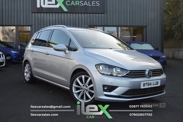 Silver Used 2014 VW Golf Sportsvan GT MPV | £5,650 (Expensive) - Image 1/4