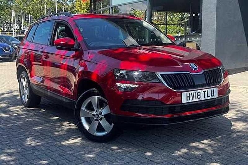 Red Used 2018 Skoda Karoq SE SUV | £12,590 (Super price) - Image 1/1