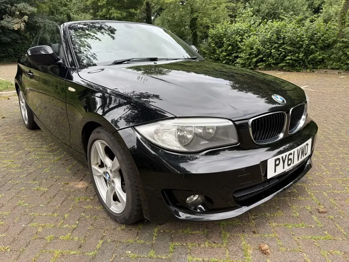 Used BMW 118 Cabriolet Sport Line 2011 Black Cabriolet