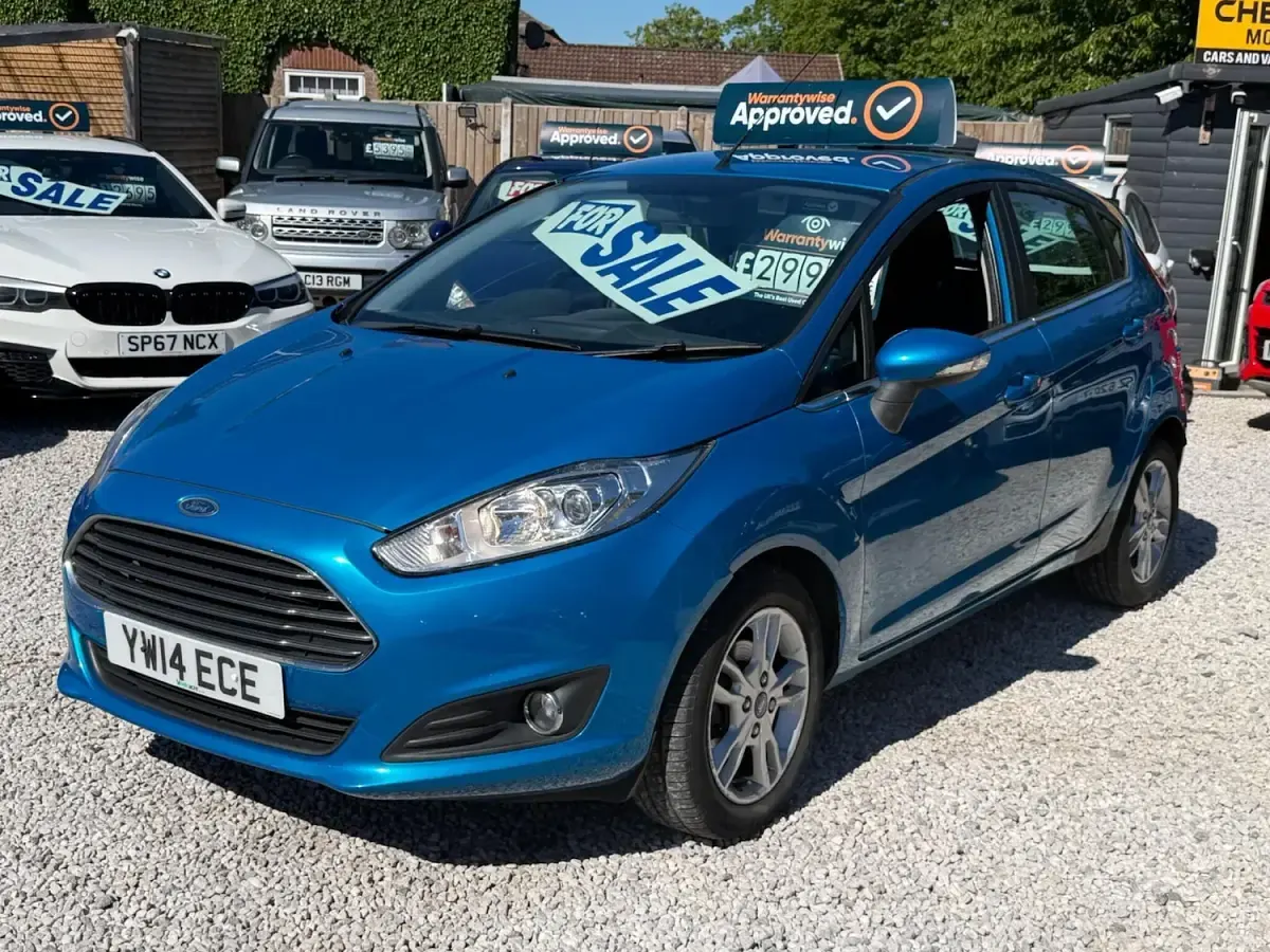 Used Ford Fiesta Zetec 2014 Blue Hatchback