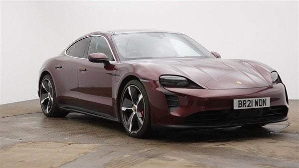 Red Used 2021 Porsche Taycan Performance Package Sedan | £38,950 (Fair price) - Image 1/1