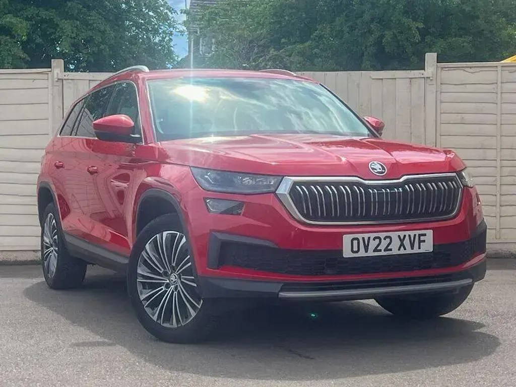 Used Skoda Kodiaq SE L Executive 148 HP (108 kW) 2022 Red SUV