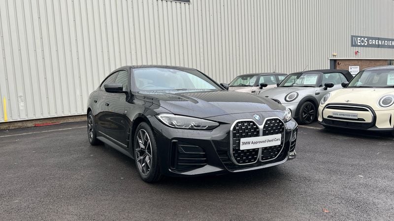 Black Used 2023 BMW 420 Gran Coupé M Sport Coupe | £27,490 (Good price) - Image 1/4