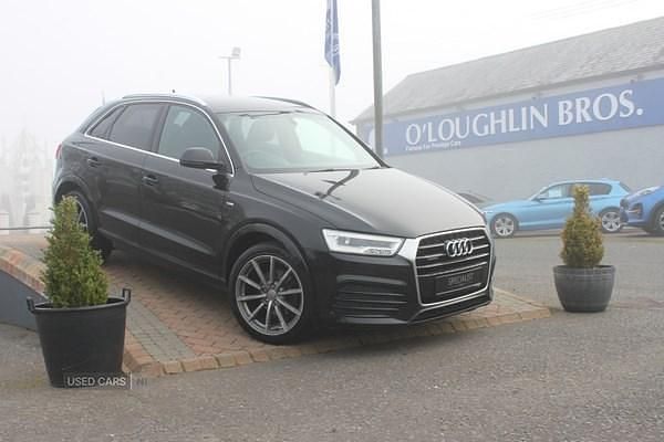 Used Audi Q3 S-line plus 184 HP (135 kW) 2017 Black SUV
