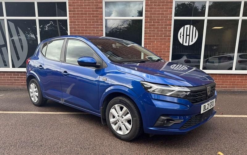 Blue Used 2021 Dacia Sandero Comfort Hatchback | £87,200 - Image 1/4