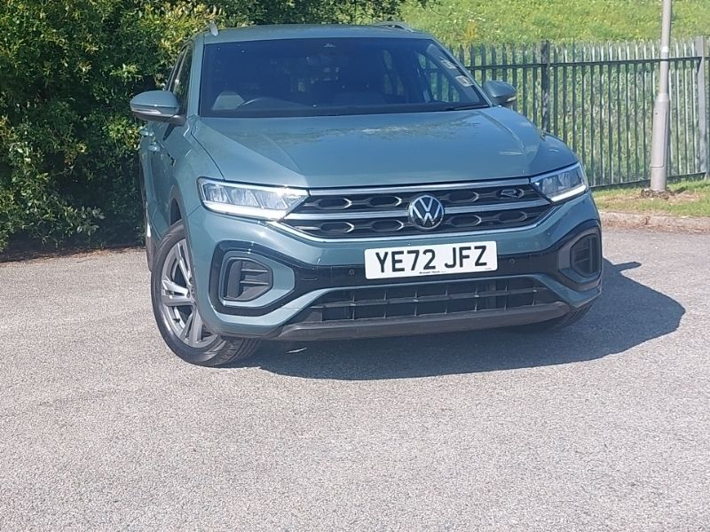 Blue Used 2022 VW T-Roc R-line SUV | £24,498 (Fair price) - Image 1/4