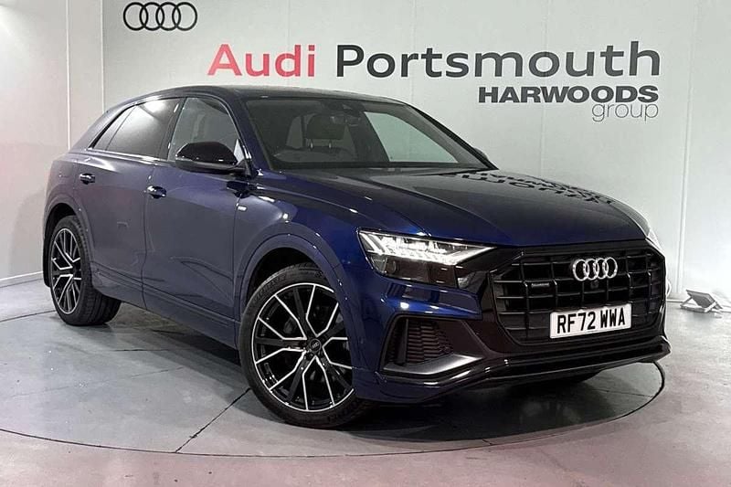 Blue Used 2023 Audi Q8 Black Edition SUV | £41,990 (Fair price) - Image 1/4