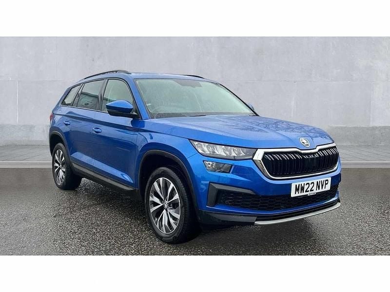 Used Skoda Kodiaq SE Drive 150 HP (110 kW) 2022 Blue SUV