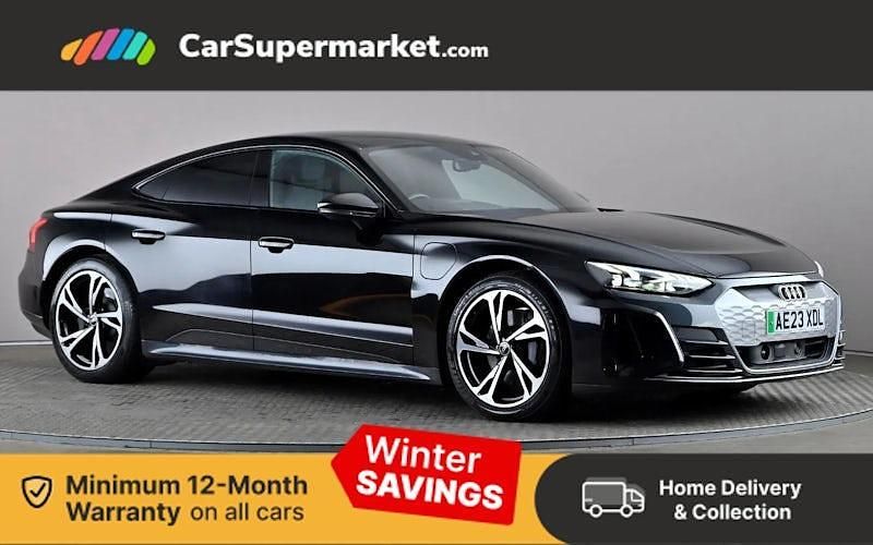Black Used 2023 Audi e-tron GT quattro Comfort Sedan | £42,197 (Good price) - Image 1/3