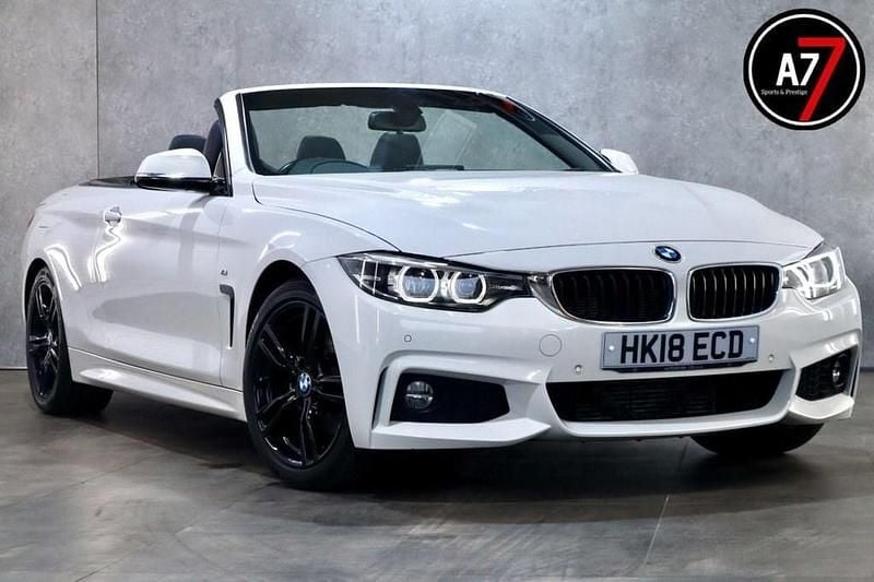 White Used 2018 BMW 420 M Sport Cabriolet | £17,990 (Fair price) - Image 1/4