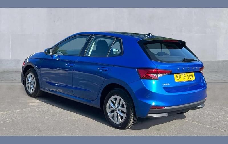 Ny Skoda Fabia SE 80 HK (58 kW) 2025 Blå Halvkombi