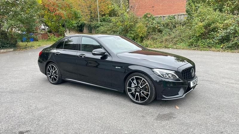 Black Used 2017 Mercedes C43 AMG Premium Plus Sedan | £19,790 (Good price) - Image 1/4