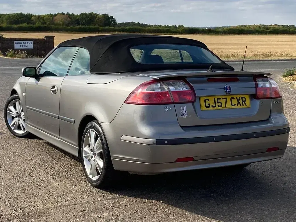 Used Saab 9-3 Anniversary 150 HP (110 kW) 2007 Grey Cabriolet