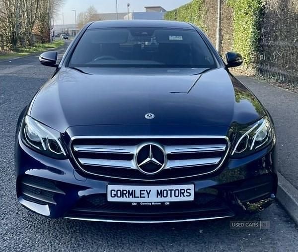 Used Mercedes E220 AMG line 2018 Blue Sedan