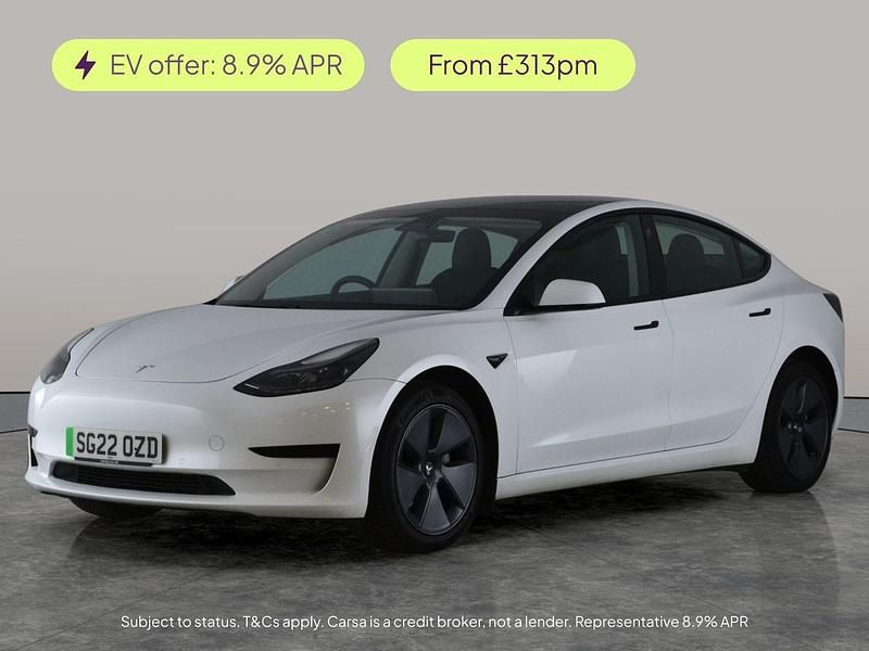 Used Tesla Model 3 Standard Range 177 kW (241 HP) 2022 White Sedan