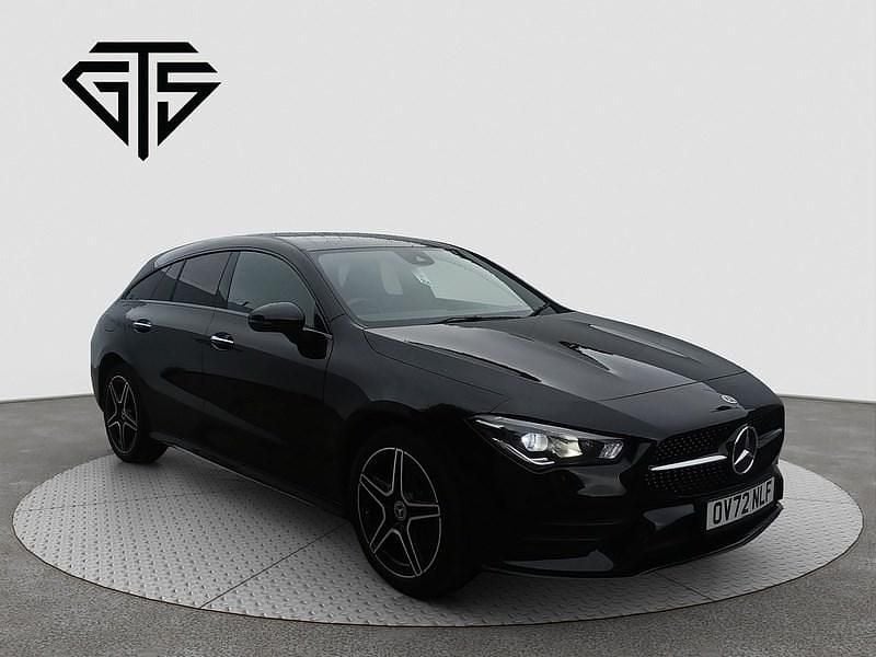 Black Used 2022 Mercedes CLA250e AMG line Sedan | £22,795 (Good price) - Image 1/4