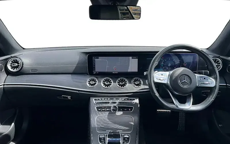 Used Mercedes E220 AMG Line Premium 194 HP (142 kW) 2020 Black Coupe